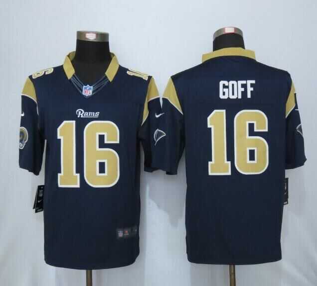 Nike Limited St. Louis Rams #16 Jared Goff Navy Blue Team Color Men's Stitched NFL Jersey,We sell and wholesale Nike Limited St. Louis Rams #16 Jared Goff Navy Blue Team Color Men's Stitched NFL Jersey on line form chian!
